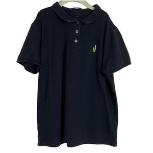 Johnnie-O Boy's Polo Shirt Medium (10/12) Navy Blue Cotton & Spandex Blend